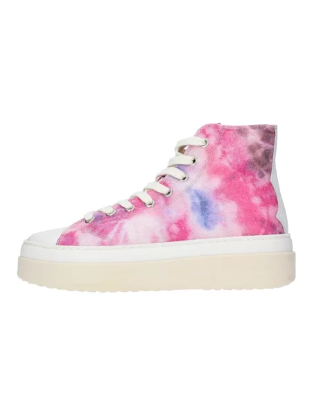 Sneakersy Isabel Marant z nadrukiem różowe