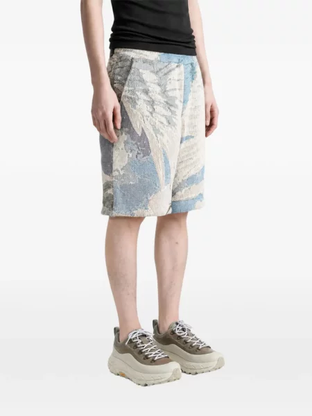 Pantaloni scurți Amiri cu imagine cu cordon