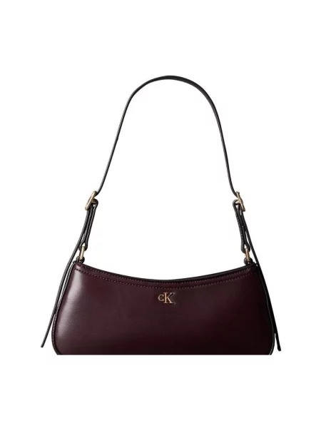 Calvin Klein Geantă Ck Small Shoulder Bag Vișiniu roșu