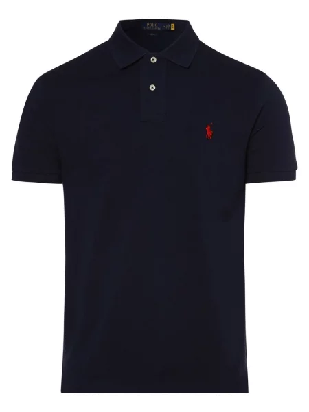 Polo Ralph Lauren Koszulki Mężczyzna XL Polo Shirt Slim Fit niebieski