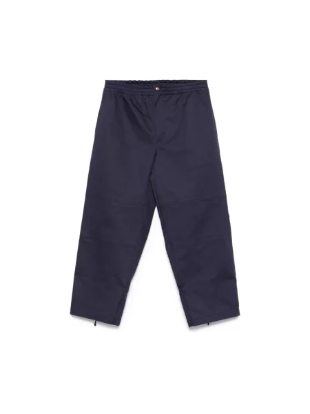 Spodnie Moncler niebieskie