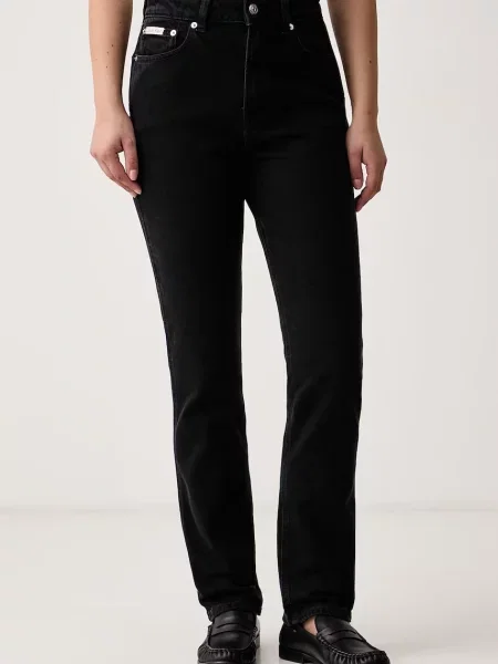 Calvin Klein Jeans blugi slim fit pentru femei negru