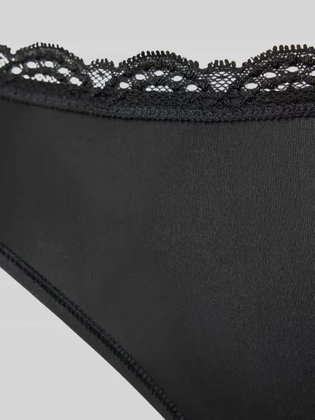 Stringi z nadrukiem z logo Calvin Klein Underwear czarne