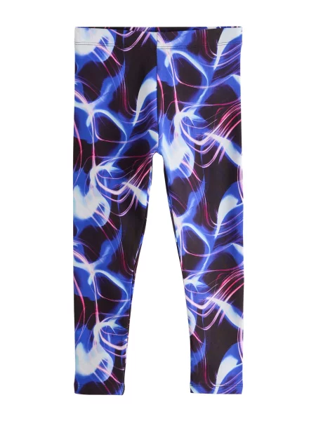 Next Leggings albastru / negru alb