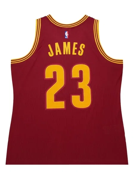 Cămașă Mitchell & Ness din jerseu roșu