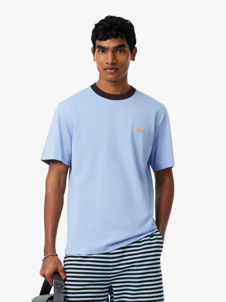 Футболка Lacoste голубая