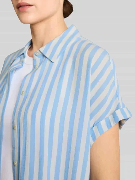 Bluzka o kroju regular fit z czystej Tom Tailor