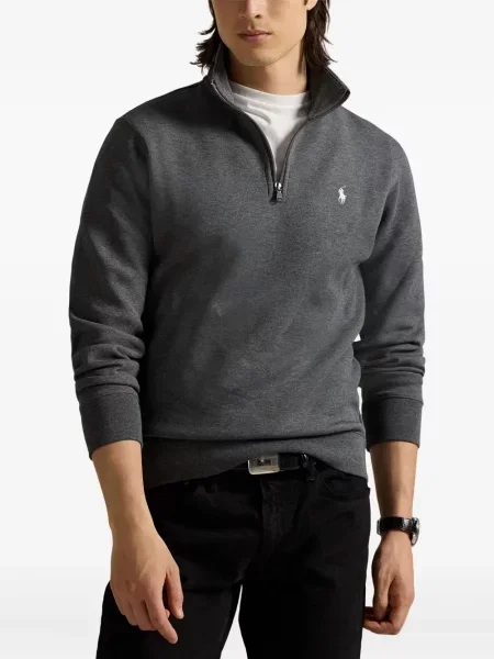 Manšestrové s límcem izolované polotričko Polo Ralph Lauren bílé