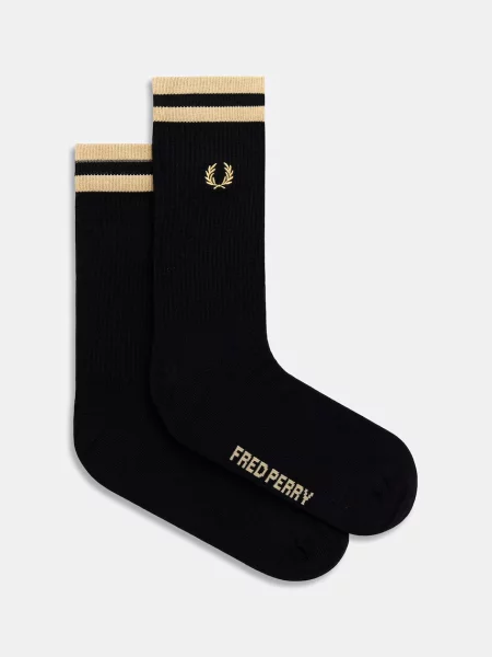 Čarape Fred Perry crna