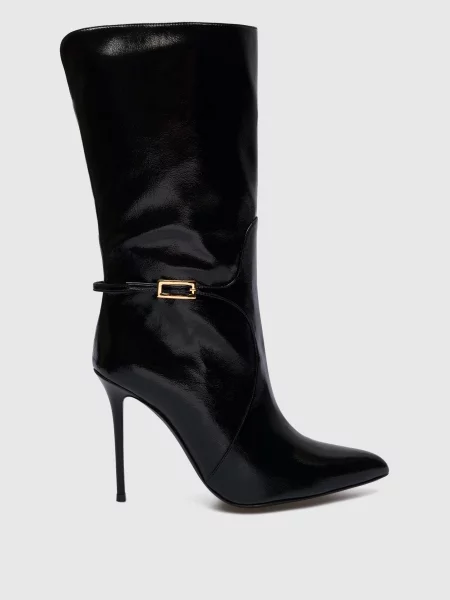 Лаковые ботильоны Giuseppe Zanotti черные