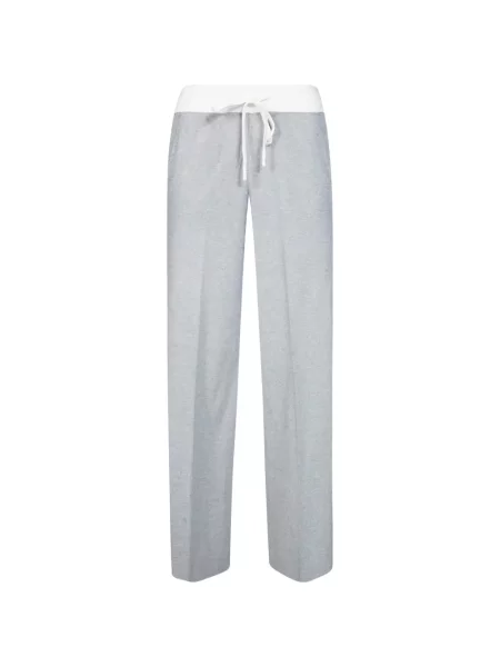 Pantaloni Elisabetta Franchi cu autograf gri