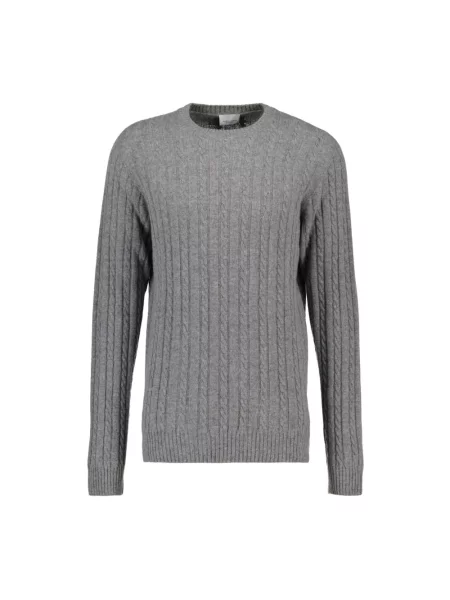 Sweter Profuomo wełniany szary