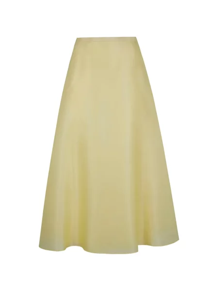 Fustă Alberta Ferretti evazată galben