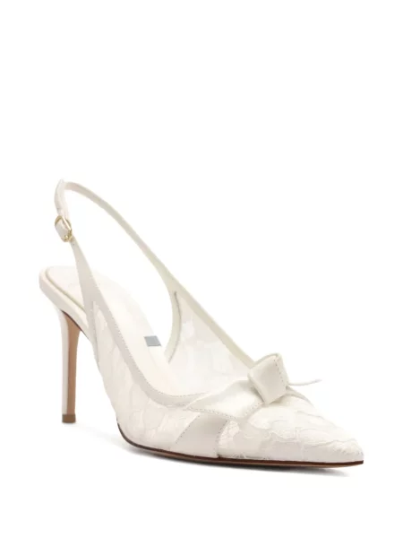 Pantofi cu toc Alexandre Birman alb