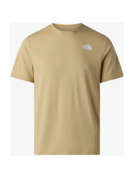 Koszulka The North Face krótki rękaw S beżowa