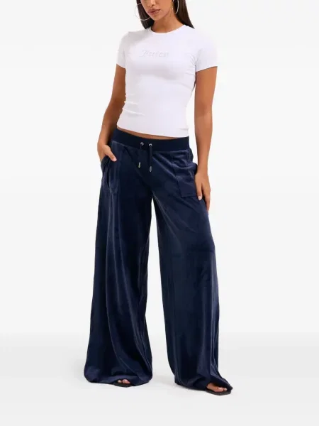 Бягане панталон Juicy Couture синьо