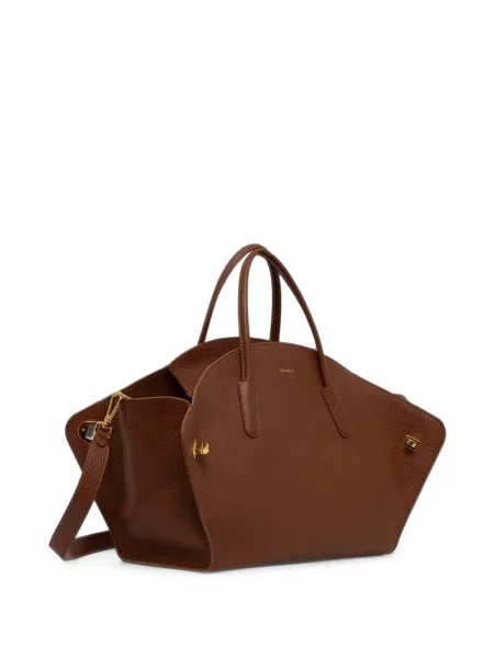 Geantă shopper Coccinelle din piele maro