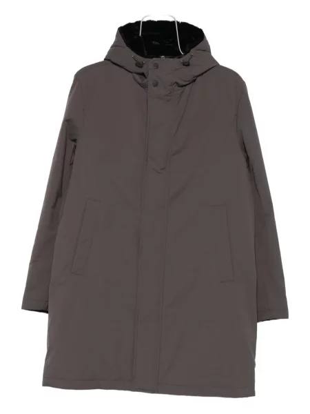 Palton Herno cu glugă gri