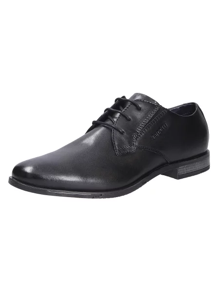 Bugatti Pantofi cu șireturi negru
