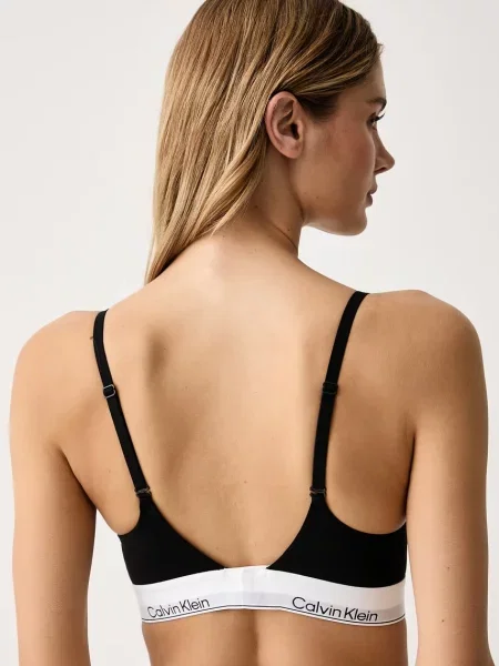 Calvin Klein Underwear триъгълен сутиен с черно