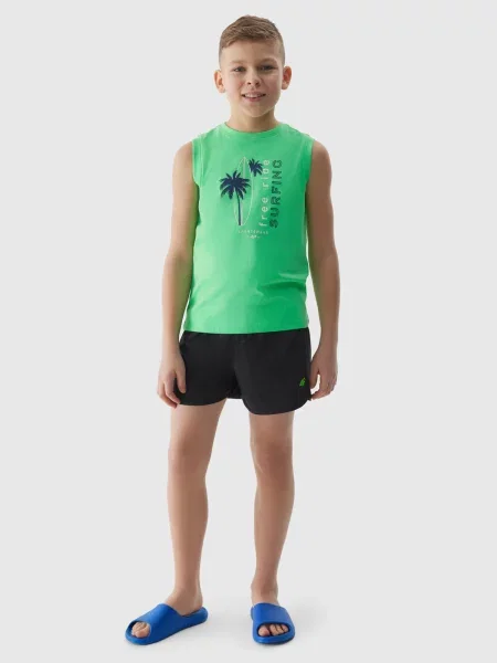 Pantaloni scurți copii 4f negru