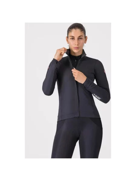 Kurtka przeciwwiatrowa Castelli Alpha Rosso Corsa S czarny