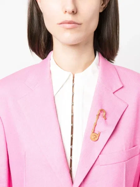 Sagė Versace atspindintis auksinė