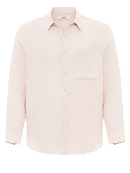 Antioch Cămașă ecru / indigo