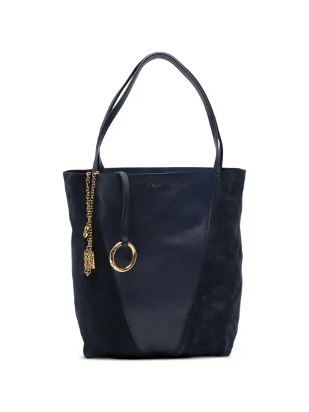 Geantă shopper Chloé albastru