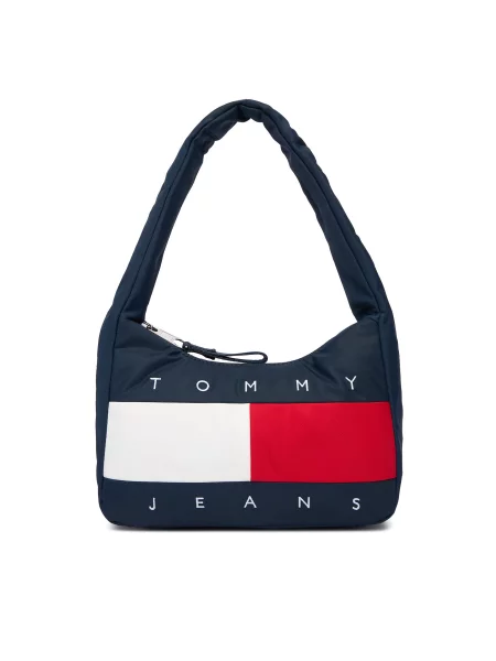 Tommy Jeans Torbica Tjw Archive Shoulder Bag Tamnoplava plava
