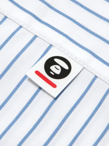 Cămașă Aape By A Bathing Ape cu dungi alb