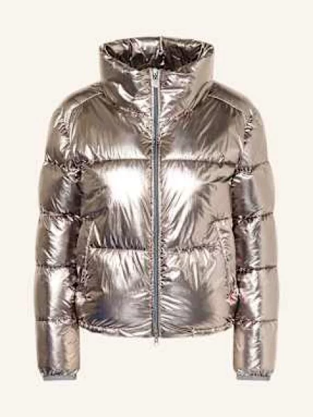 Frieda & Freddies Kurtka Pikowana Jane silber srebrna