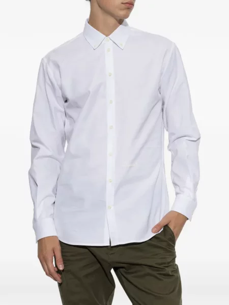 Cămașă Dsquared2 cu broderie alb
