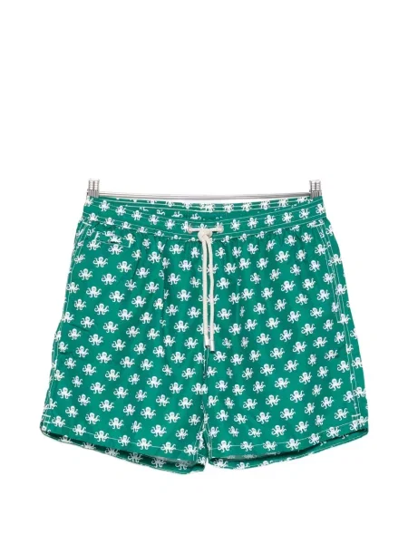 Slip de baie Mc2 Saint Barth cu imagine verde