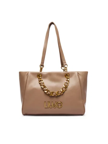 Liu Jo torebka shopper beżowa
