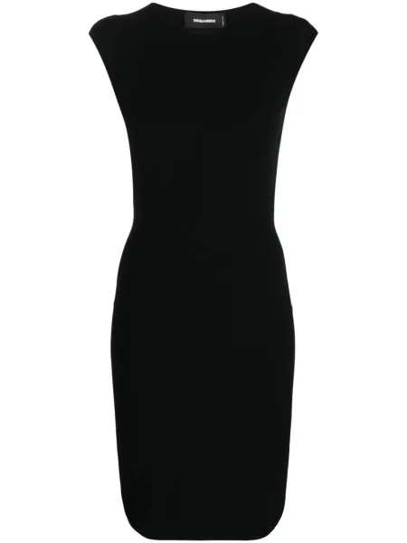 Rochie fără mâneci Dsquared2 fără mâneci negru