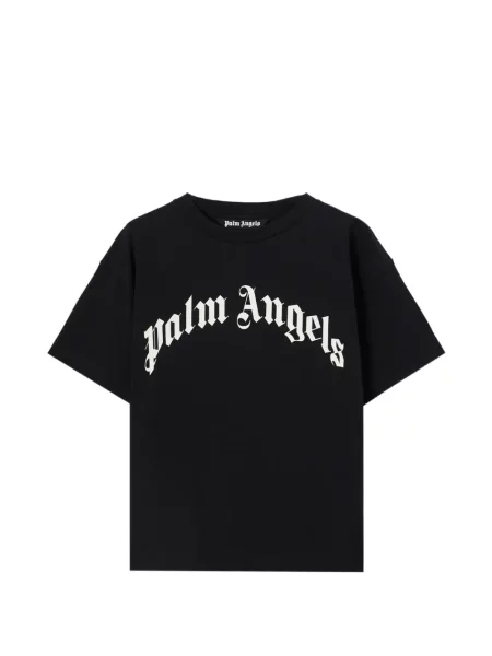 Tricou Palm Angels cu autograf negru