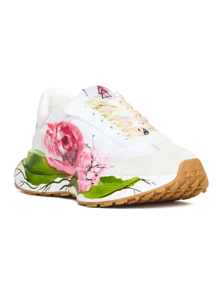 Sneakersy Elena Iachi skórzane różowe