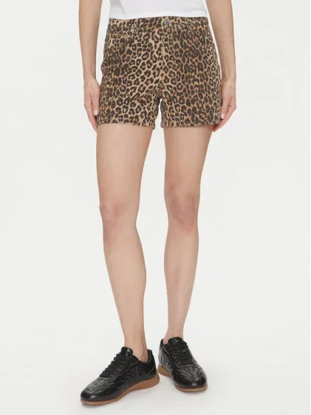 Vero Moda Дънкови шорти Tess кафяв
