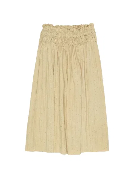 Fustă midi Bimba Y Lola cu buline verde