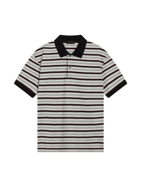 Koszulka polo Prada z krótkim rękawem