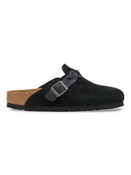 Плетеные шлепанцы Birkenstock черные