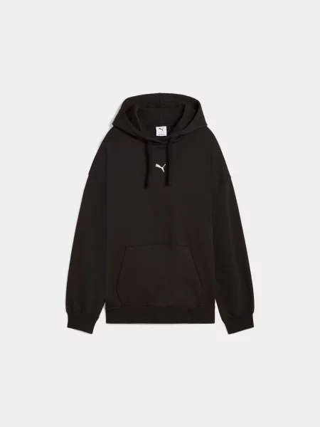 Худі PUMA Ess Oversized Hoodie комбінований верх чорний