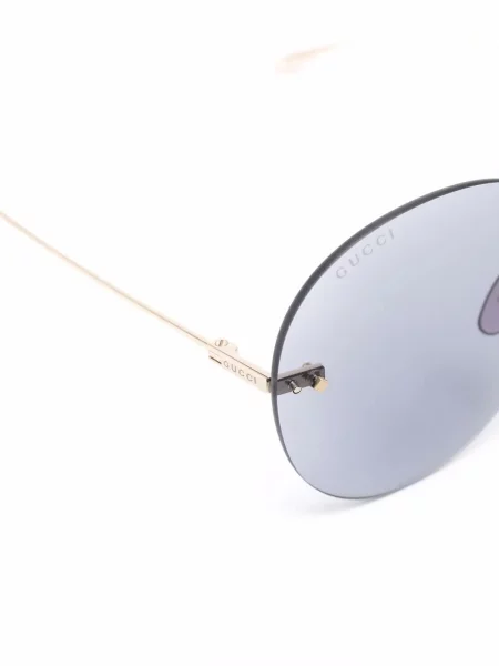 Květinové sluneční brýle Gucci Eyewear zlaté