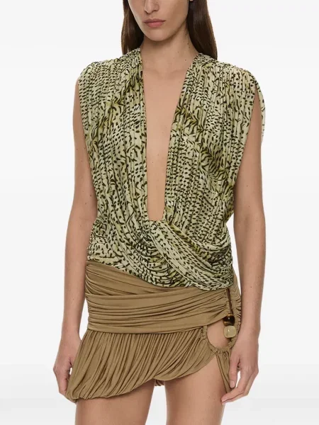 Decora top Christopher Esber verde