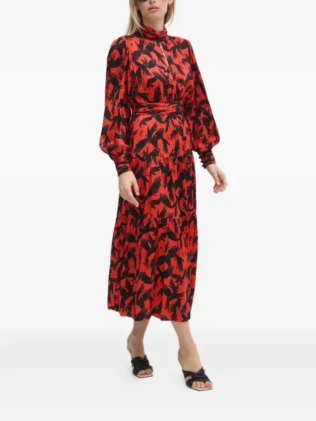 Костюм миди рокля Dvf Diane Von Furstenberg до коляното