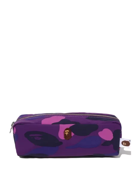 Geantă A Bathing Ape® cu broderie cu model camuflaj violet