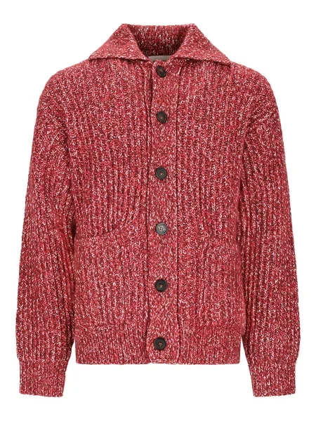 Kardigan Atomo Factory czerwony