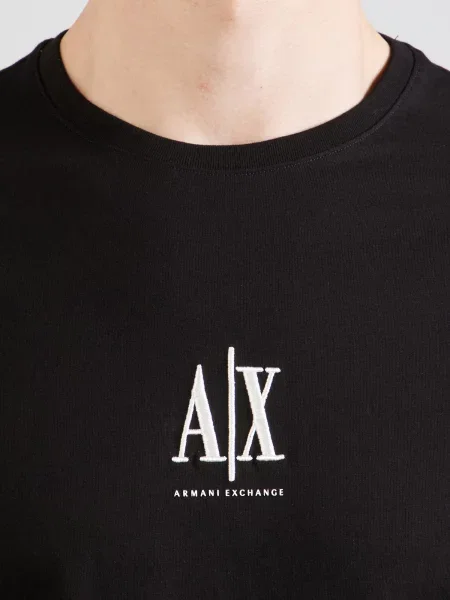 ARMANI EXCHANGE Majica črna bela