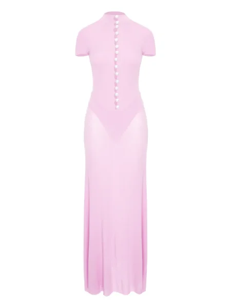 Rochie maxi Manuri de costum roz